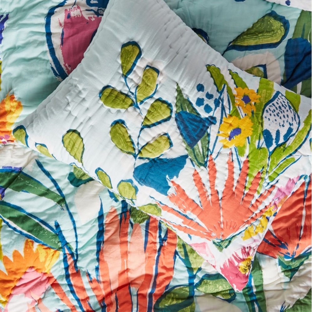 Anthropologie Lulie Wallace Floral SHAM